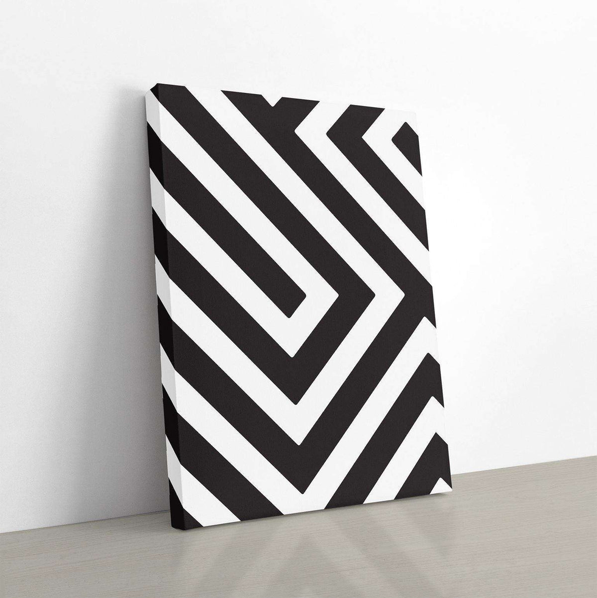 Abstract Geometric Lines Canvas Wido 