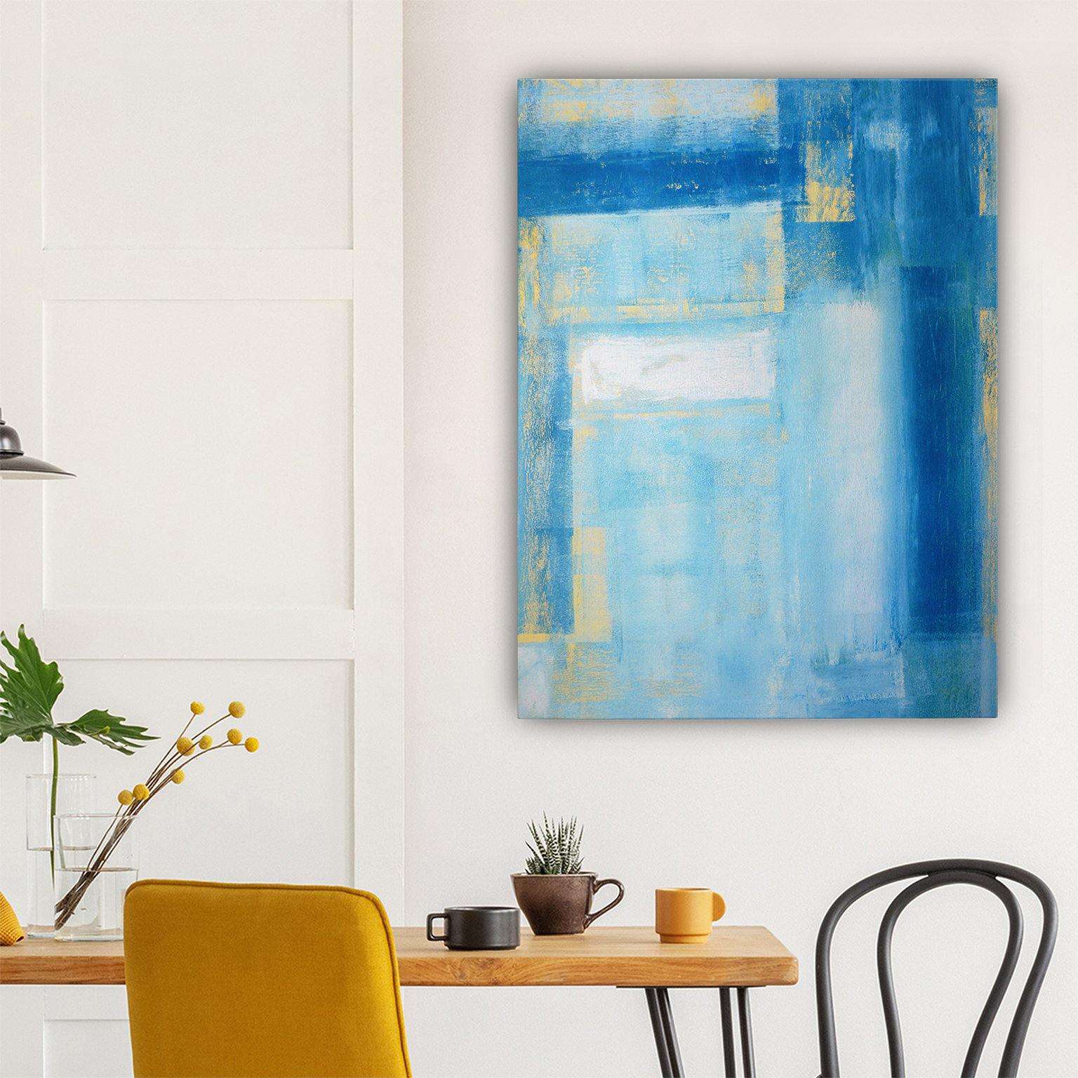 Blue & Yellow Canvas Wido 