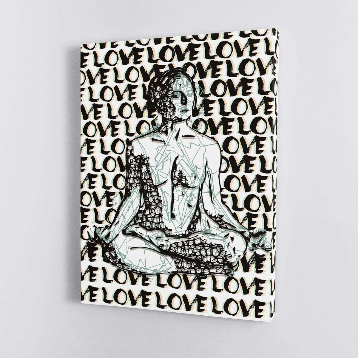 Meditation Is Love I Canvas Wido 