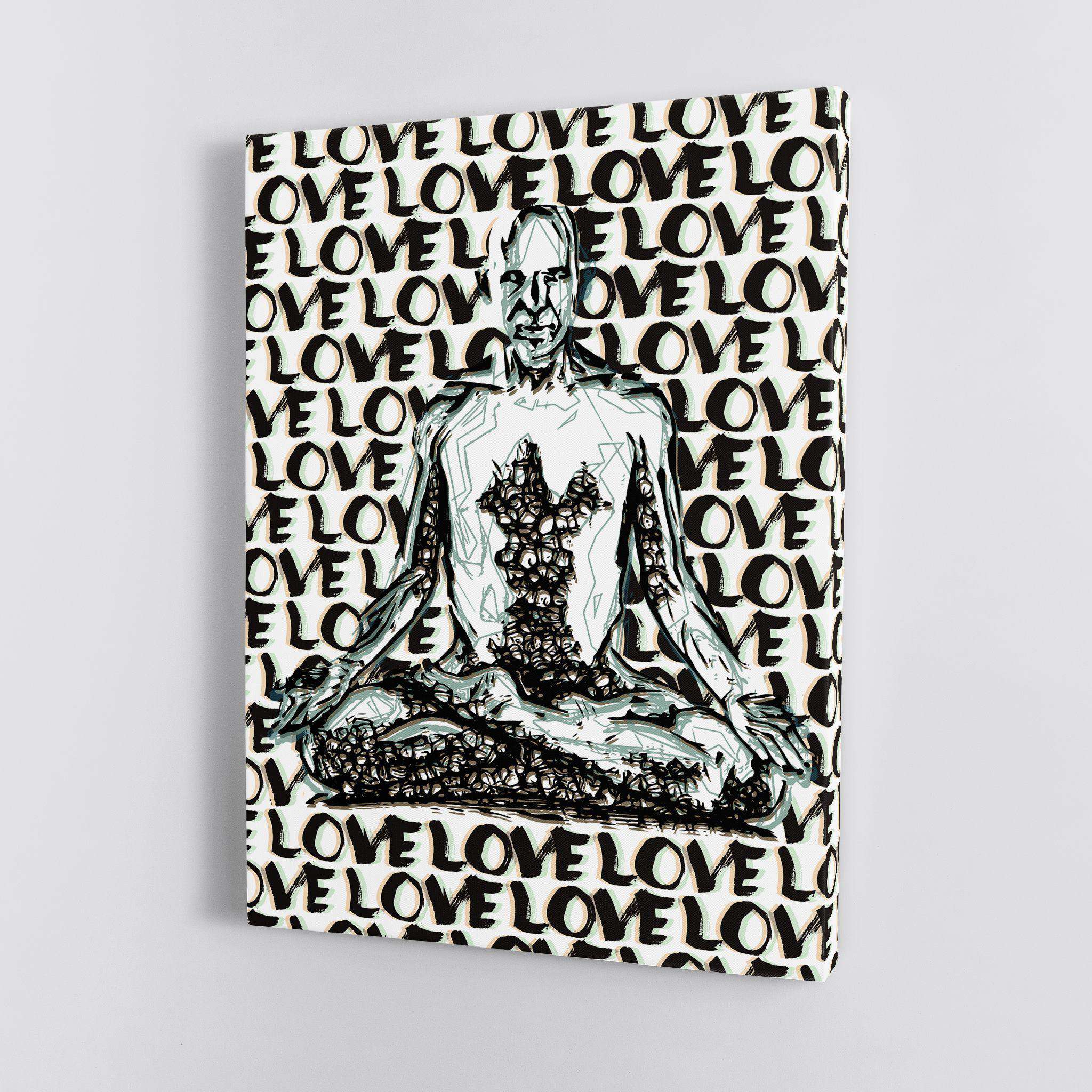 Meditation Is Love II Canvas Wido 