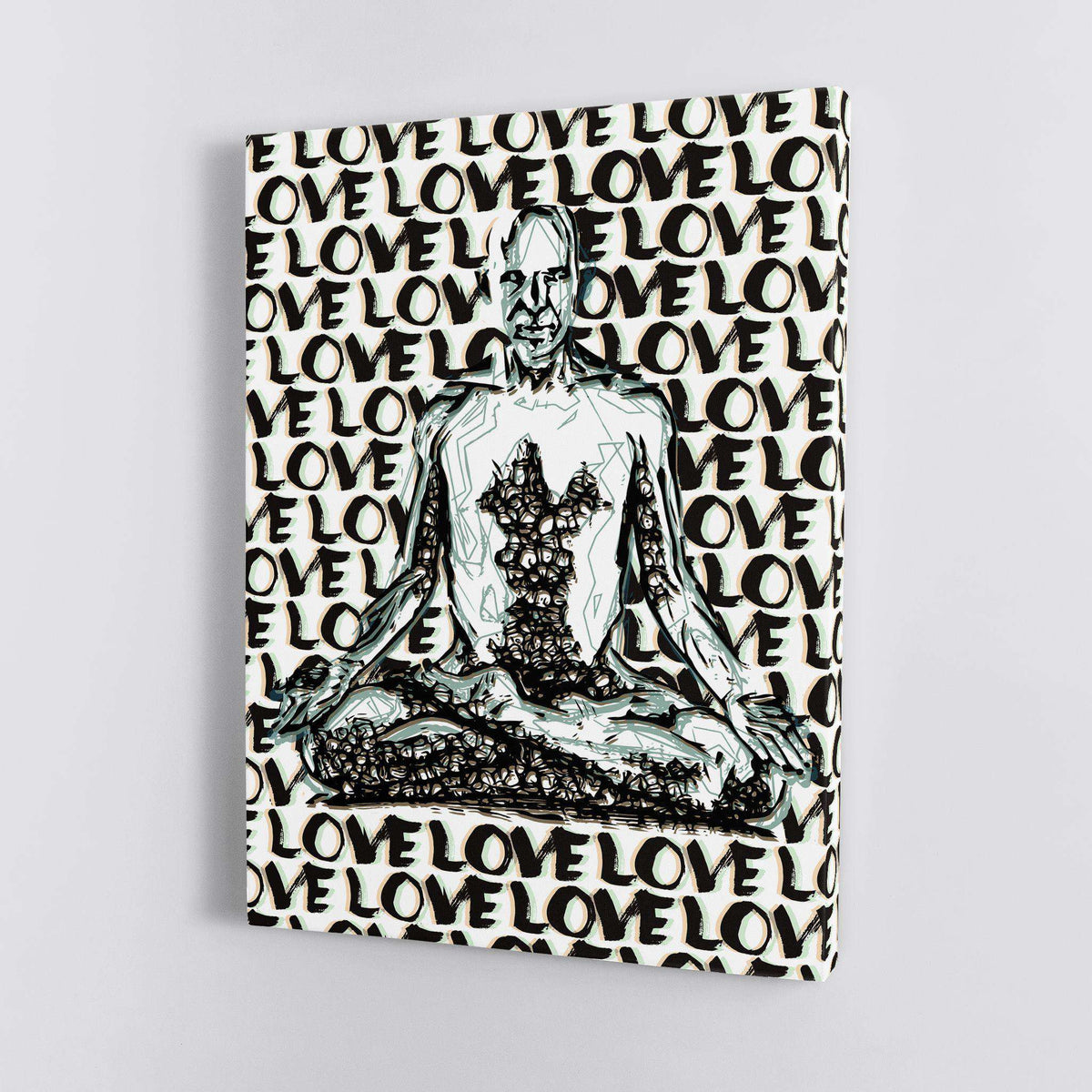 Meditation Is Love II Canvas Wido 