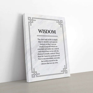 Wisdom Canvas Wido 60x90 cm / 24x36″ Marble 