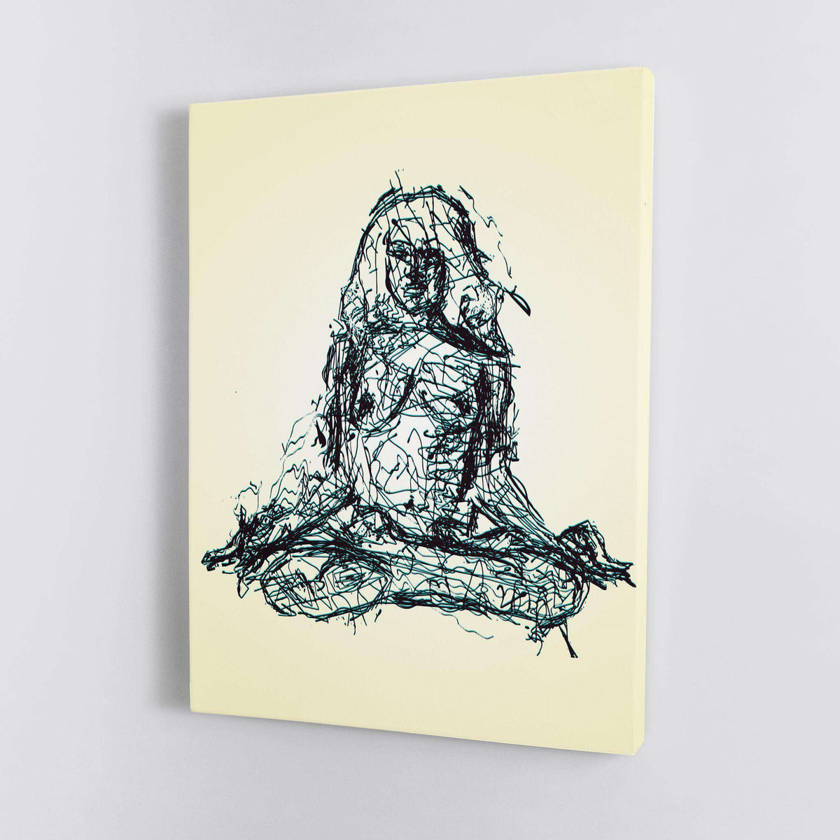 Meditation In The Nude Canvas Wido 