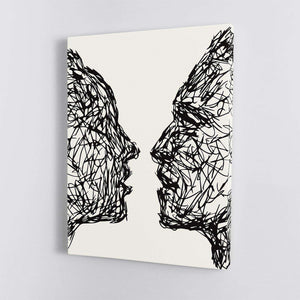 Her and Him Canvas Wido 