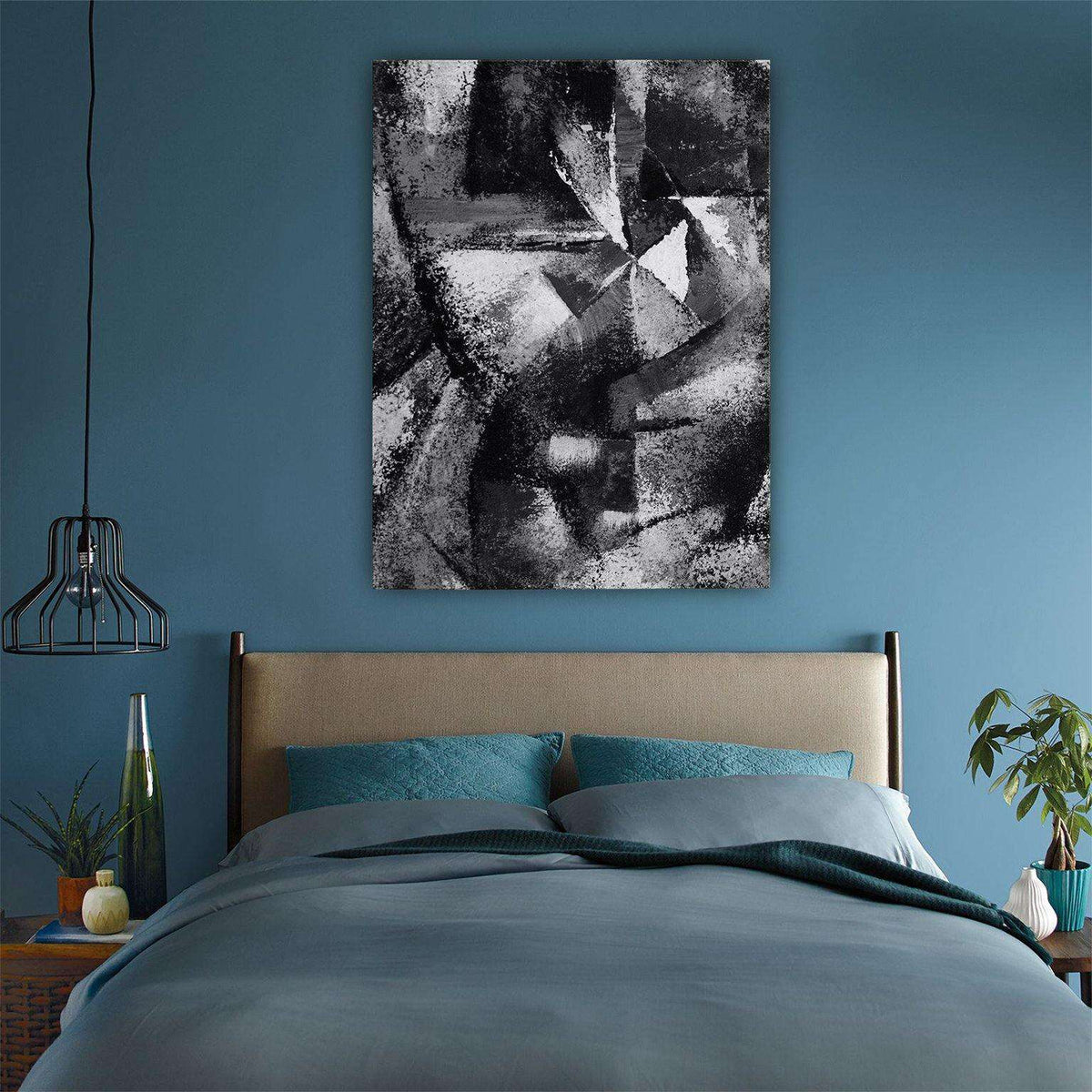 Black &amp; White Vibes Canvas Wido 