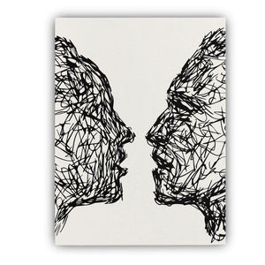 Her and Him Canvas Wido 