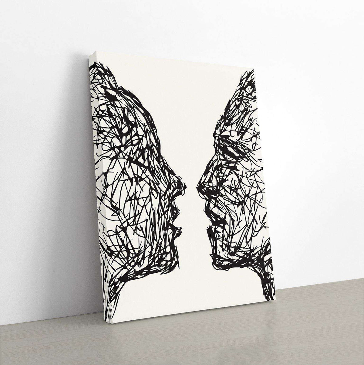 Her and Him Canvas Wido 