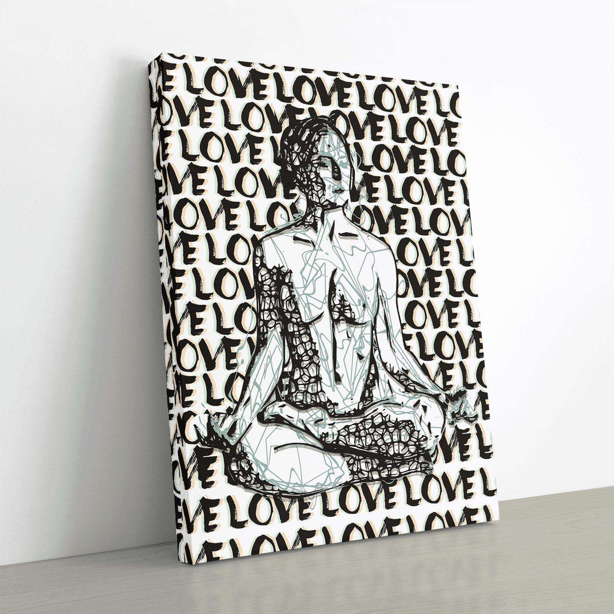 Meditation Is Love I Canvas Wido 