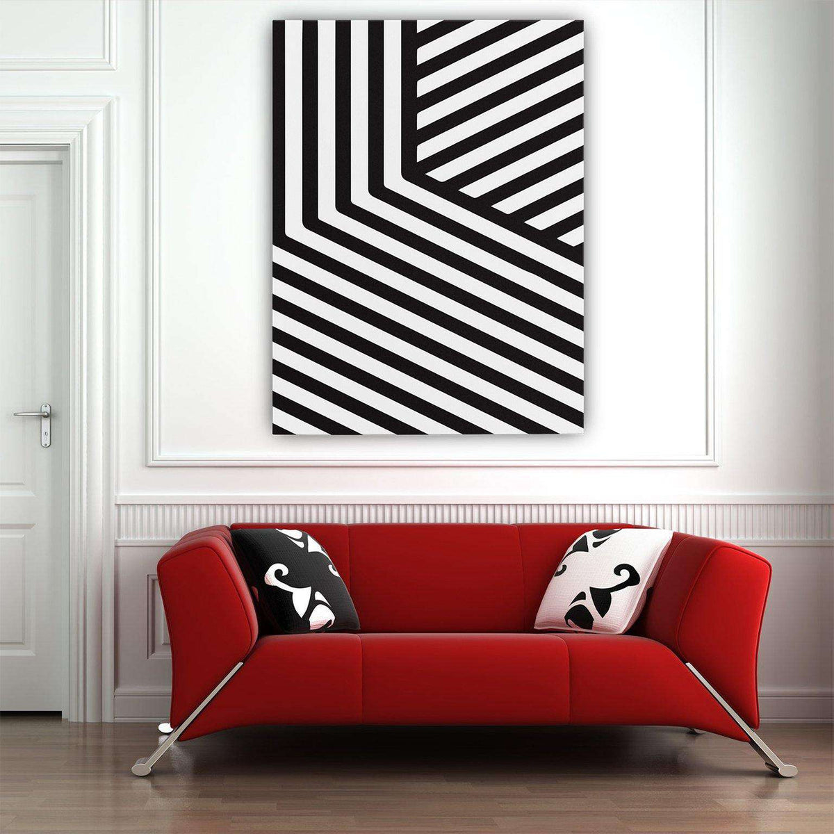 Abstract Lines Canvas Wido 