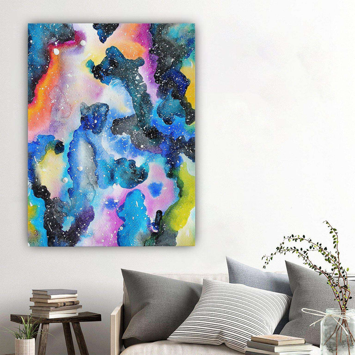 Blueish Vibes Canvas Wido 