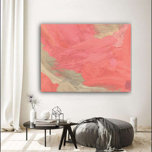 Pink Abstract Canvas Wido 