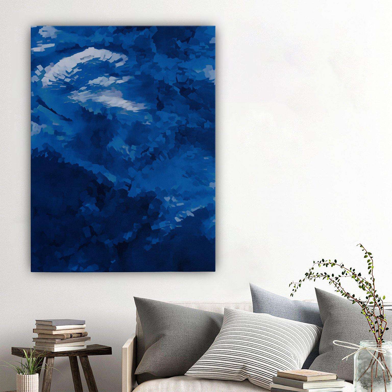 Blue Abstract II Canvas Wido 