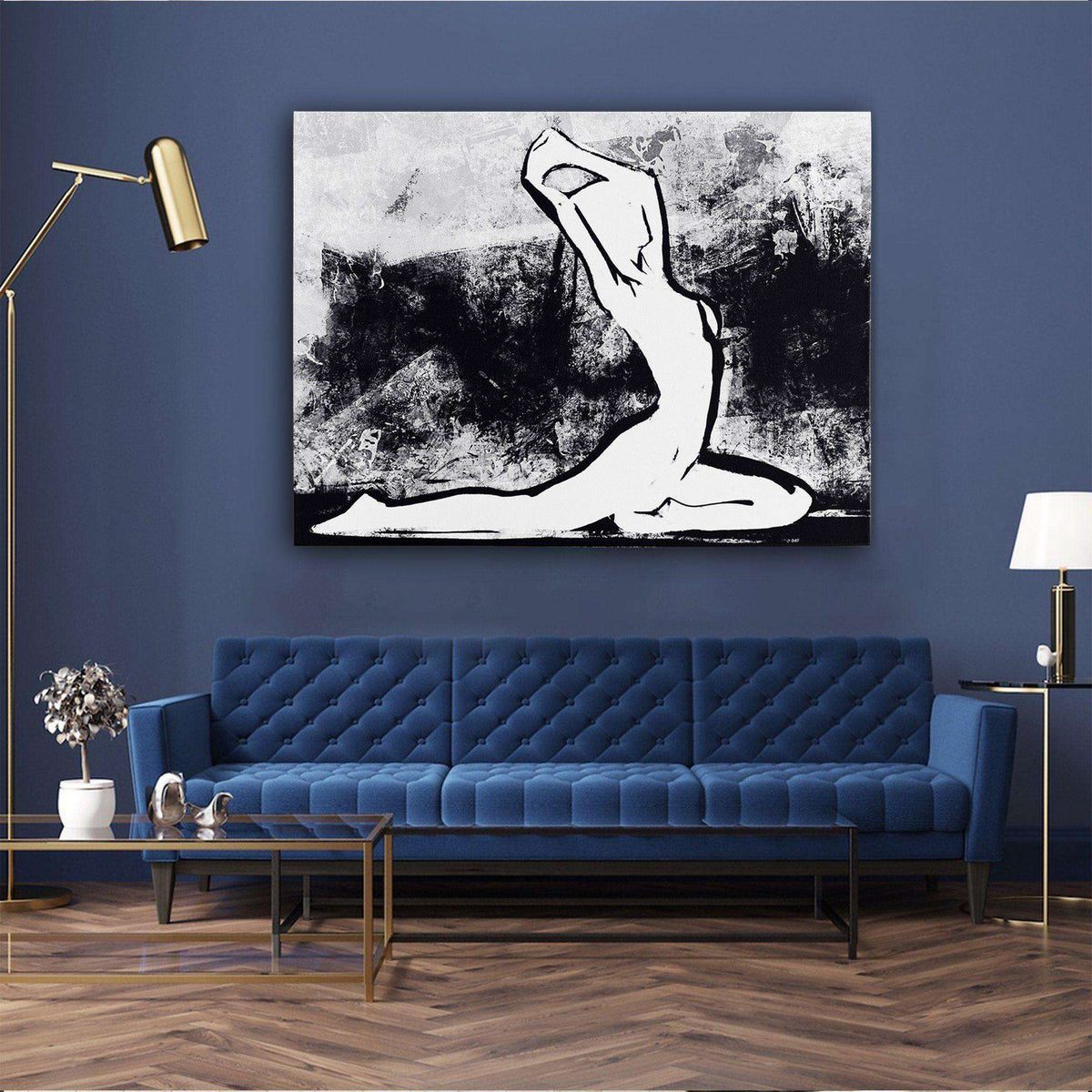 Pigeon Pose Canvas Wido 