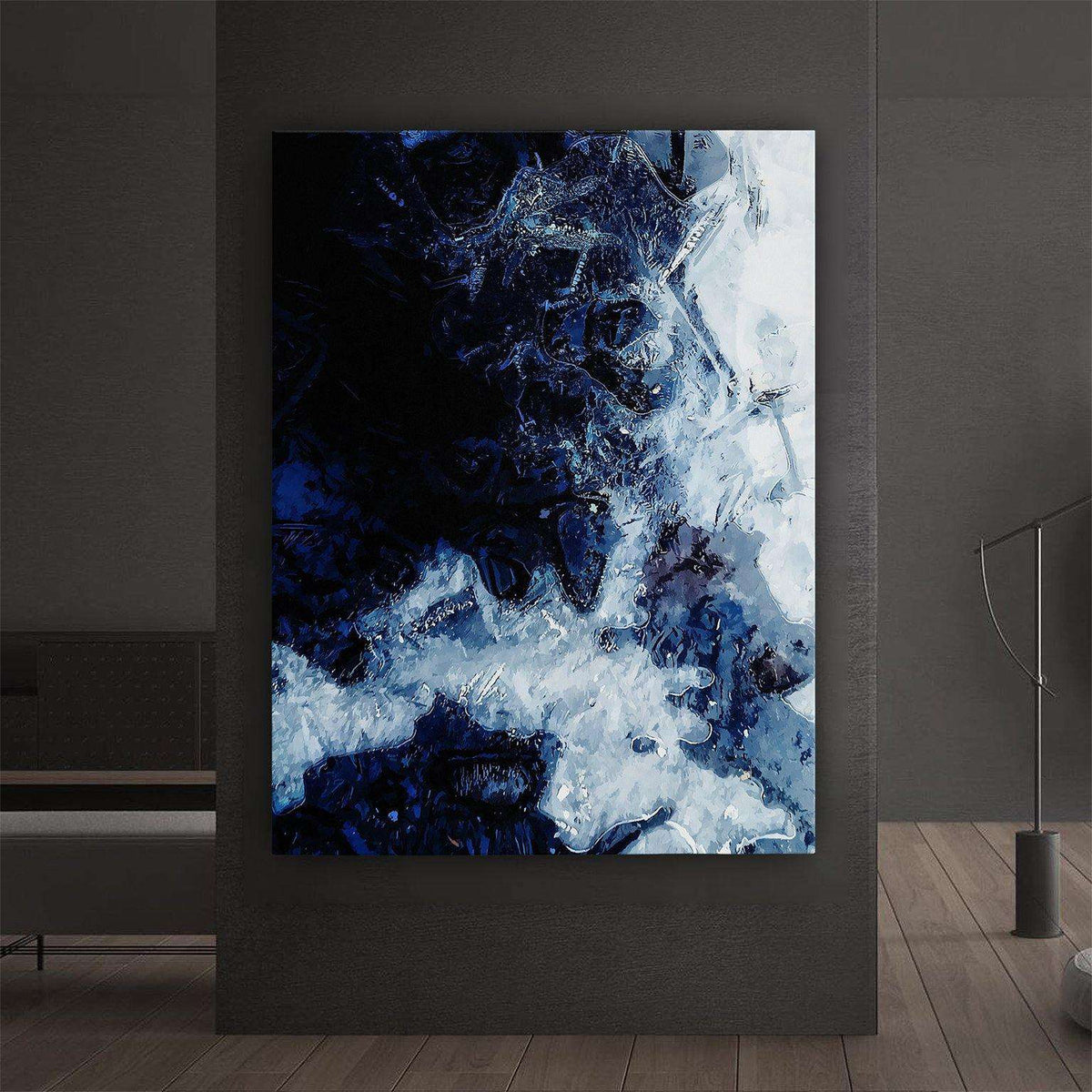 Icy Abstract Canvas Wido 