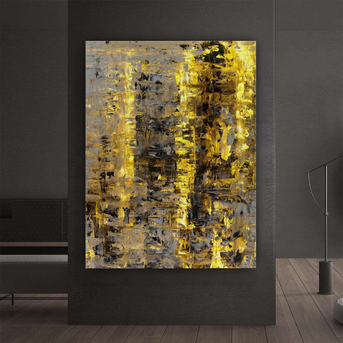 Abstract Gold Canvas Wido 