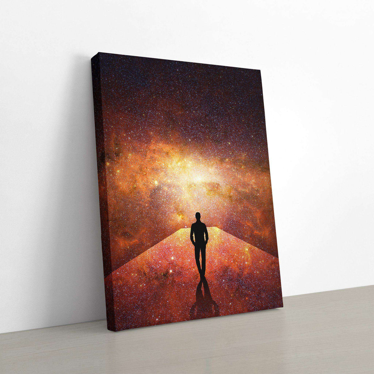 Man Of The Universe Canvas Wido 60x90 cm / 24x36″ Gold 