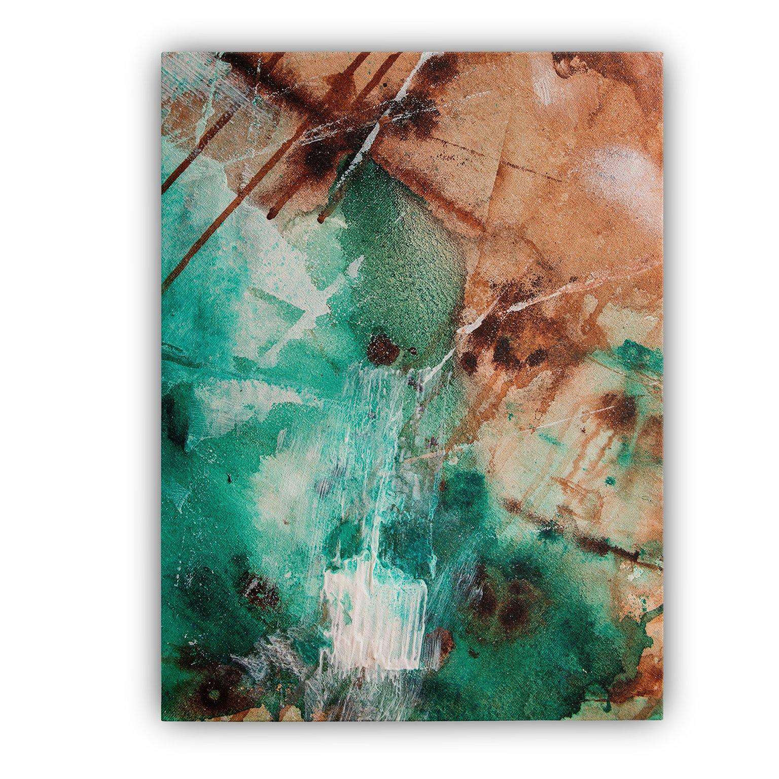 Turquoise Abstract Canvas Wido 