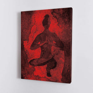Yoga Abstract Canvas Wido 