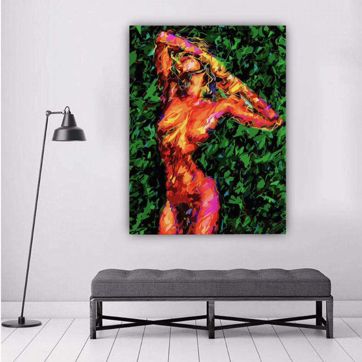 Abstract Nude I Canvas Wido 