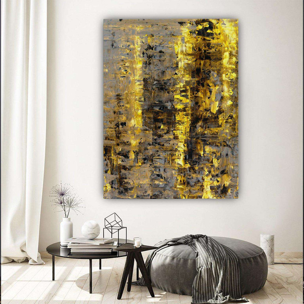 Abstract Gold Canvas Wido 