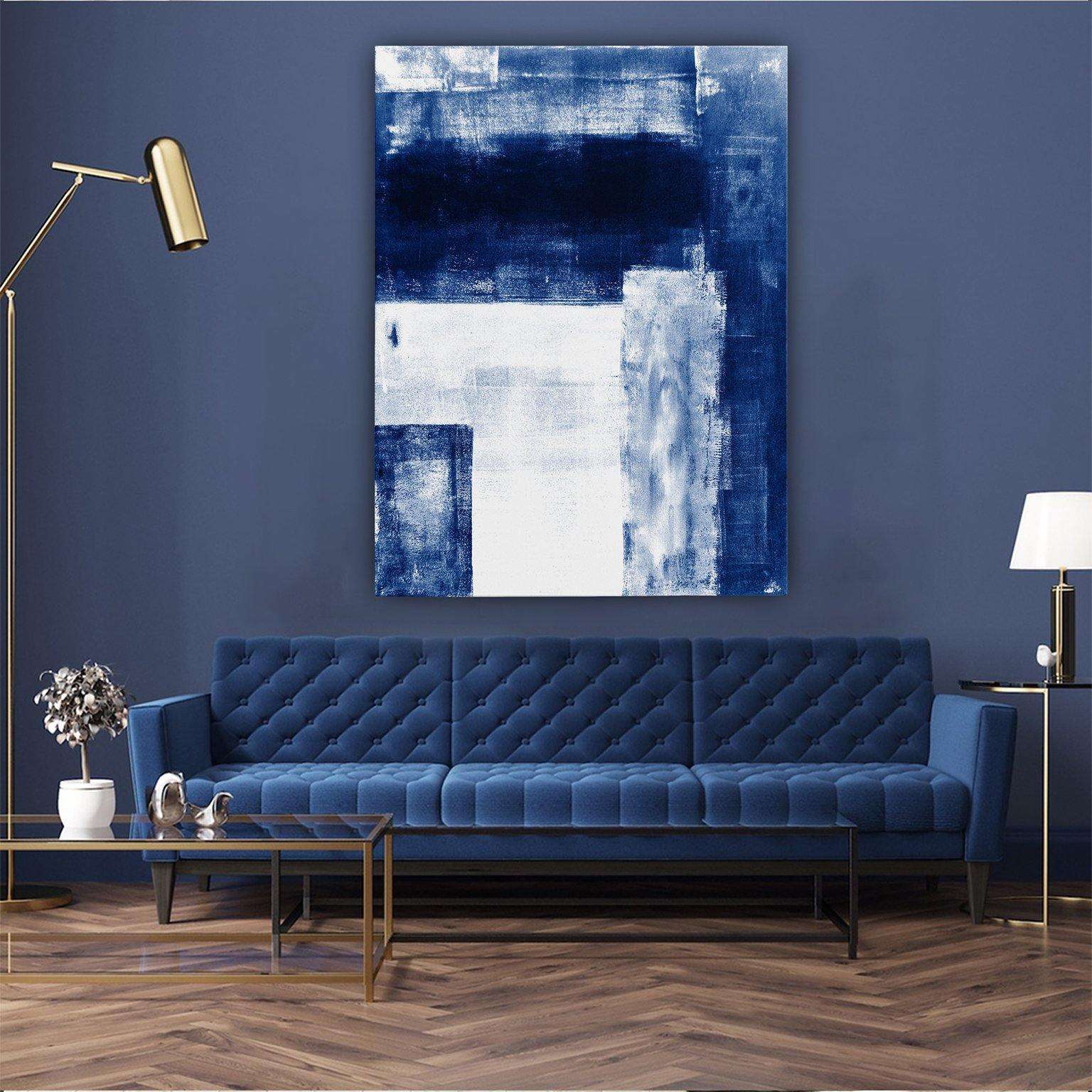 Blue Abstract Canvas Wido 