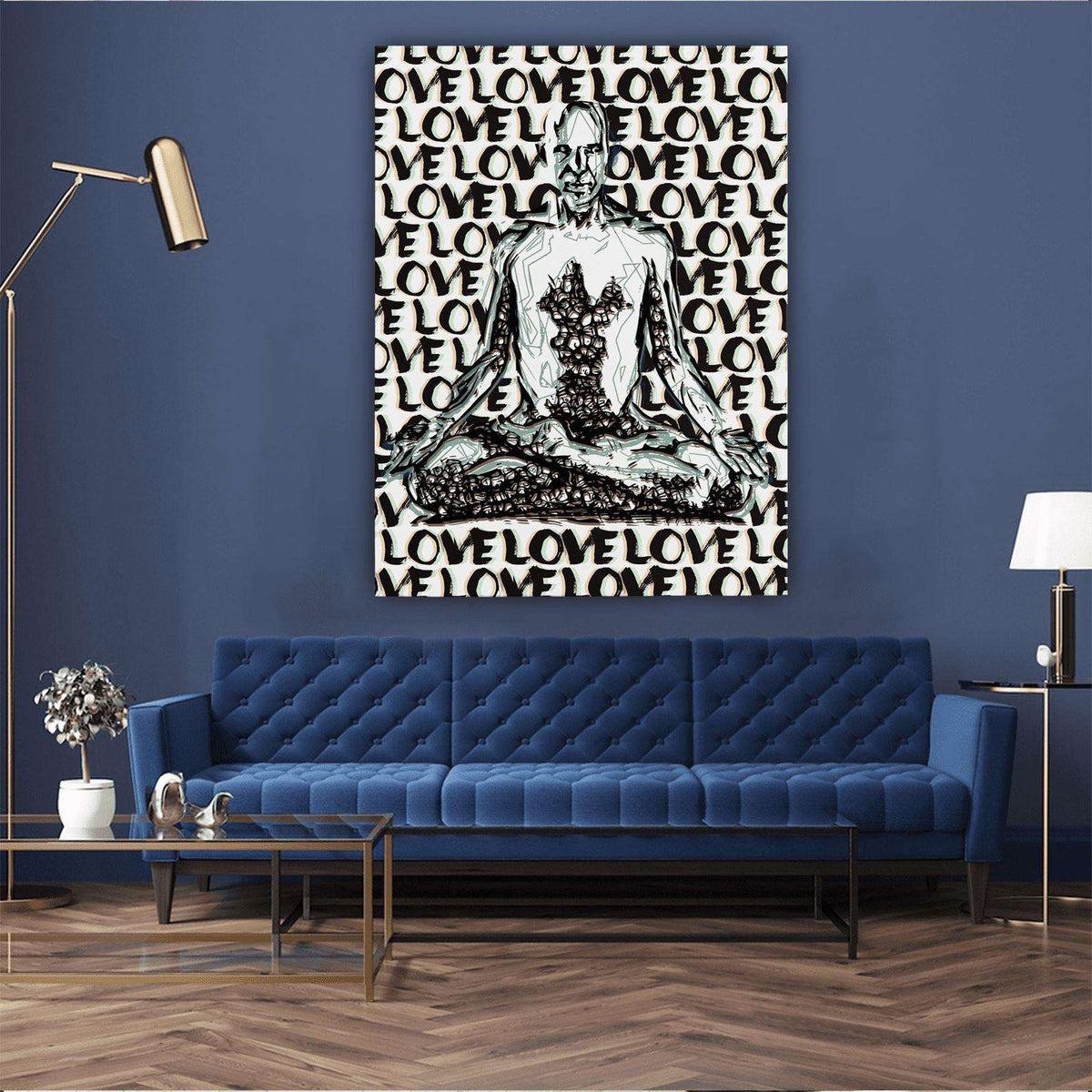 Meditation Is Love II Canvas Wido 