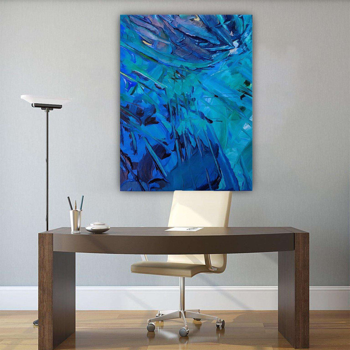 Blue Abstract I Canvas Wido 