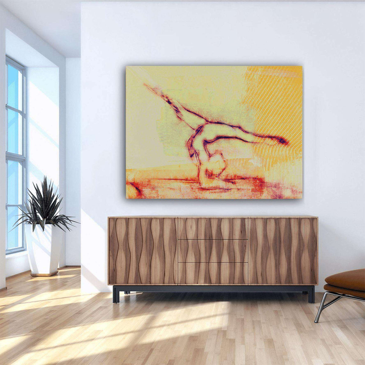 Hanumanasana Canvas Wido 