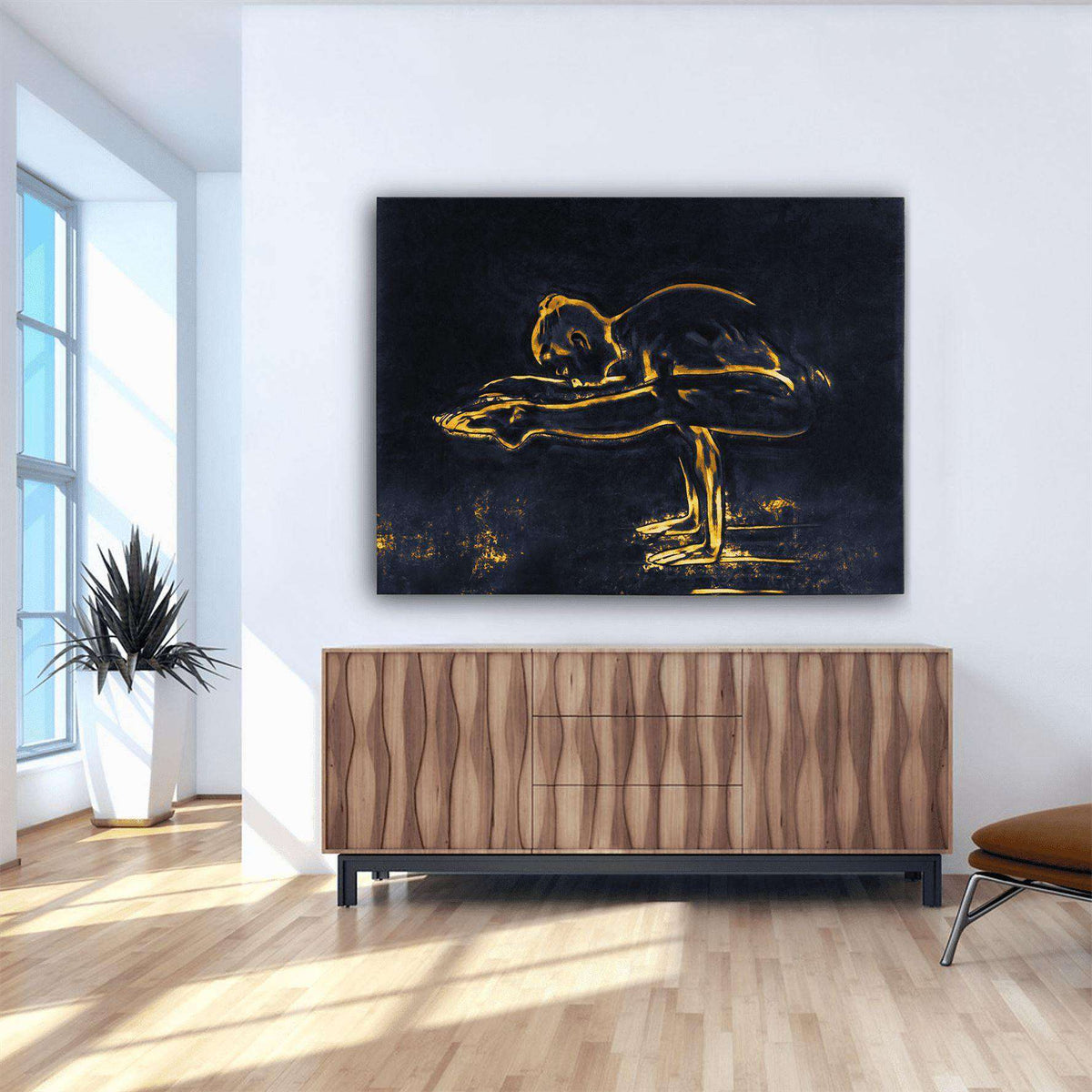 Tittibhasana Canvas Wido 