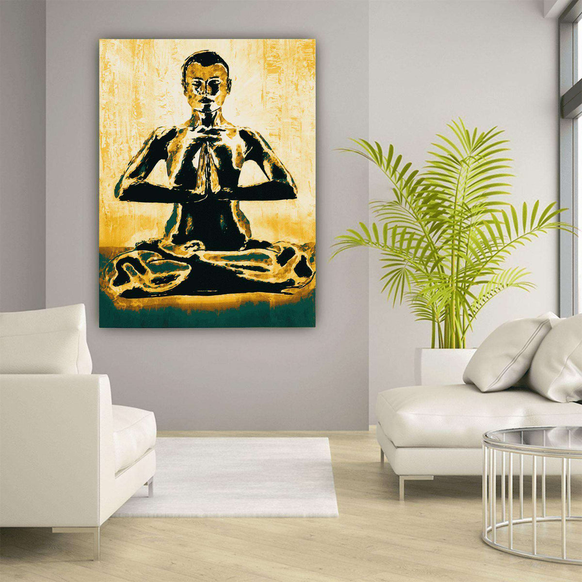 Lotus Girl Canvas Wido 