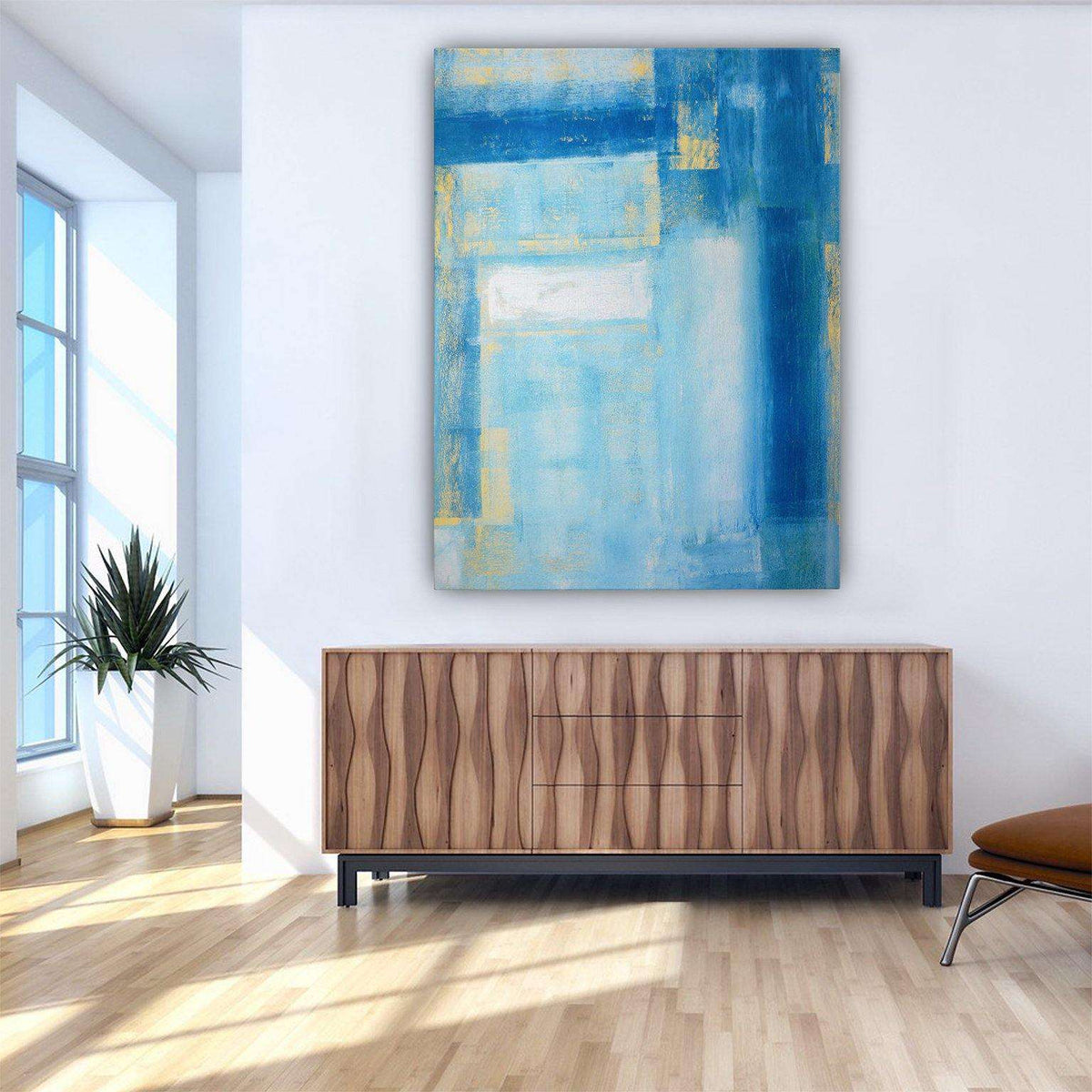 Blue &amp; Yellow Canvas Wido 