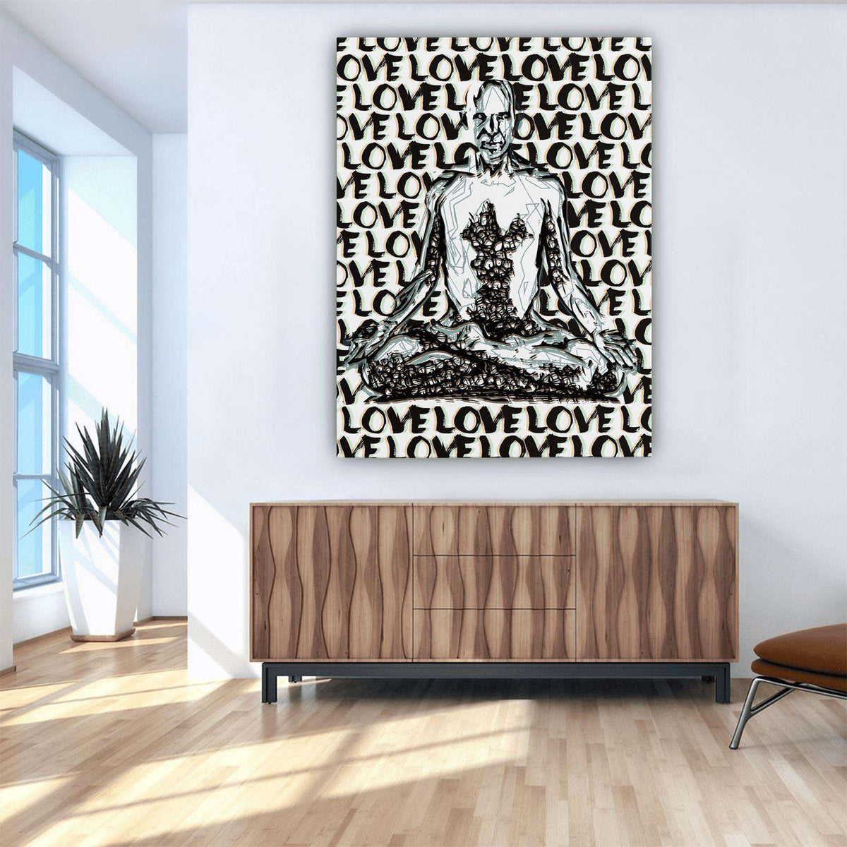 Meditation Is Love II Canvas Wido 