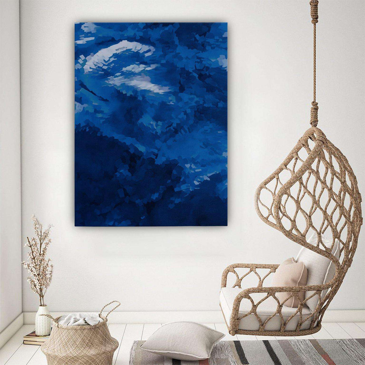 Blue Abstract II Canvas Wido 