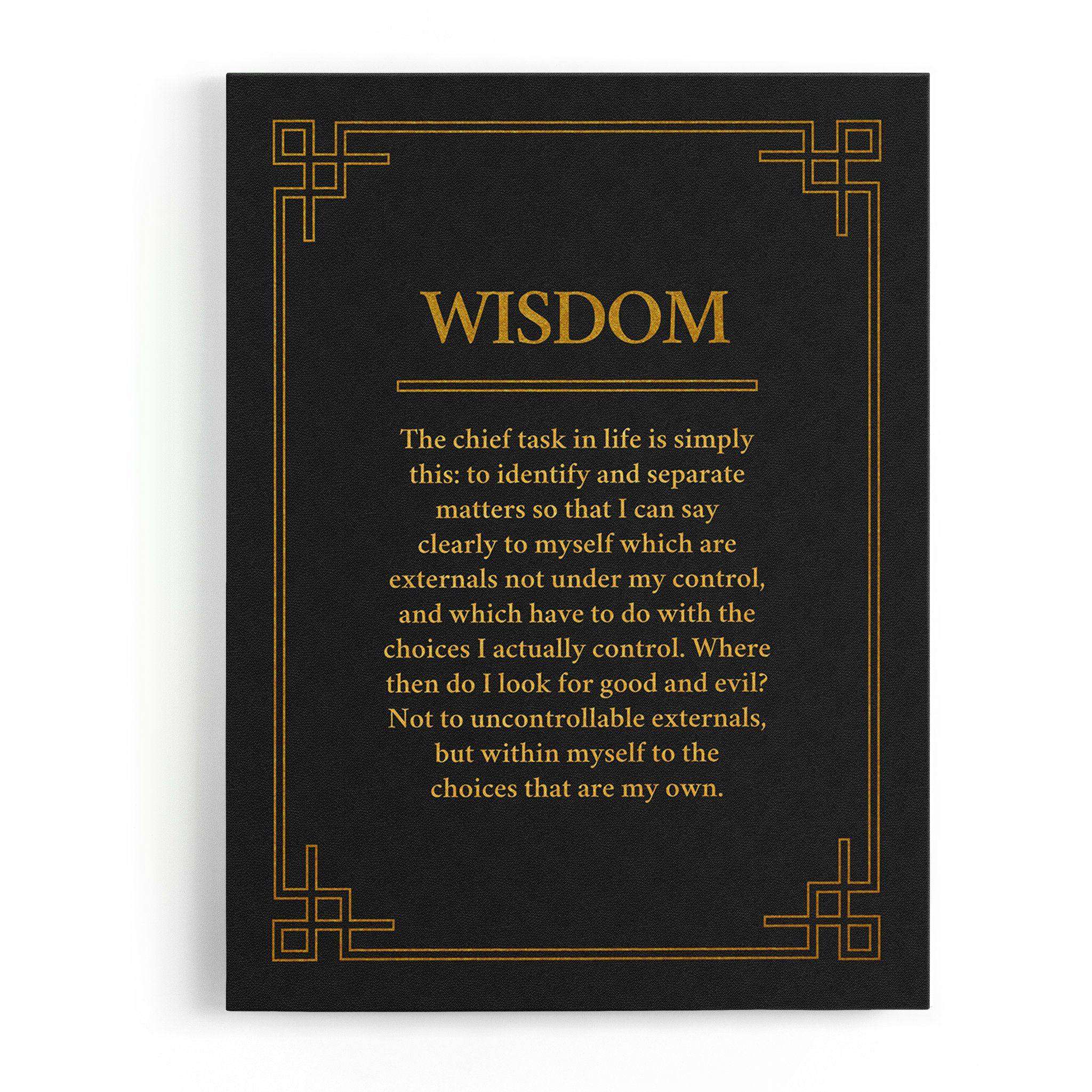 Wisdom Canvas Wido 30x60 cm / 12x24″ Leather 