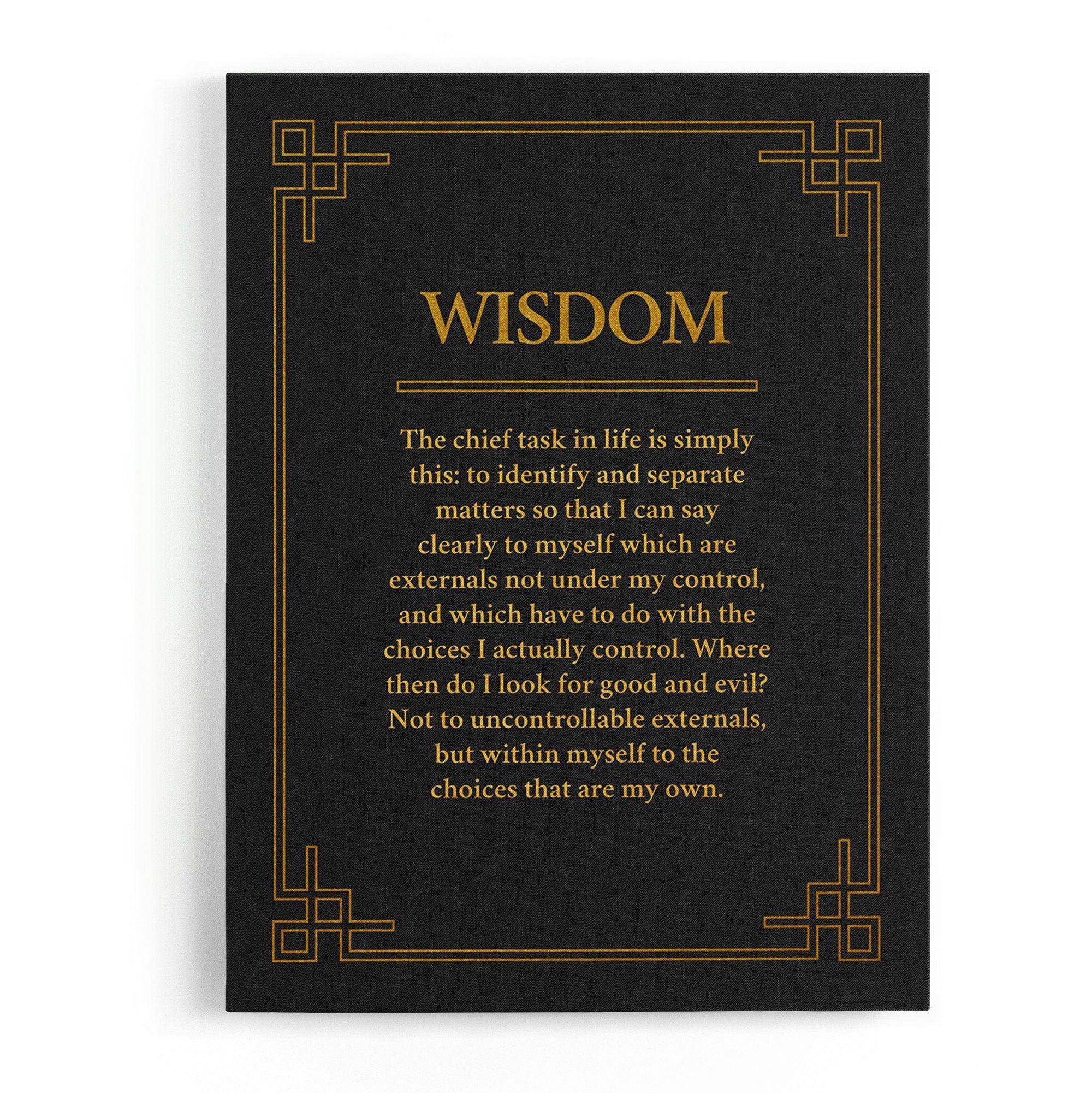 Wisdom Canvas Wido 30x60 cm / 12x24″ Leather 