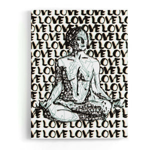 Meditation Is Love I Canvas Wido 