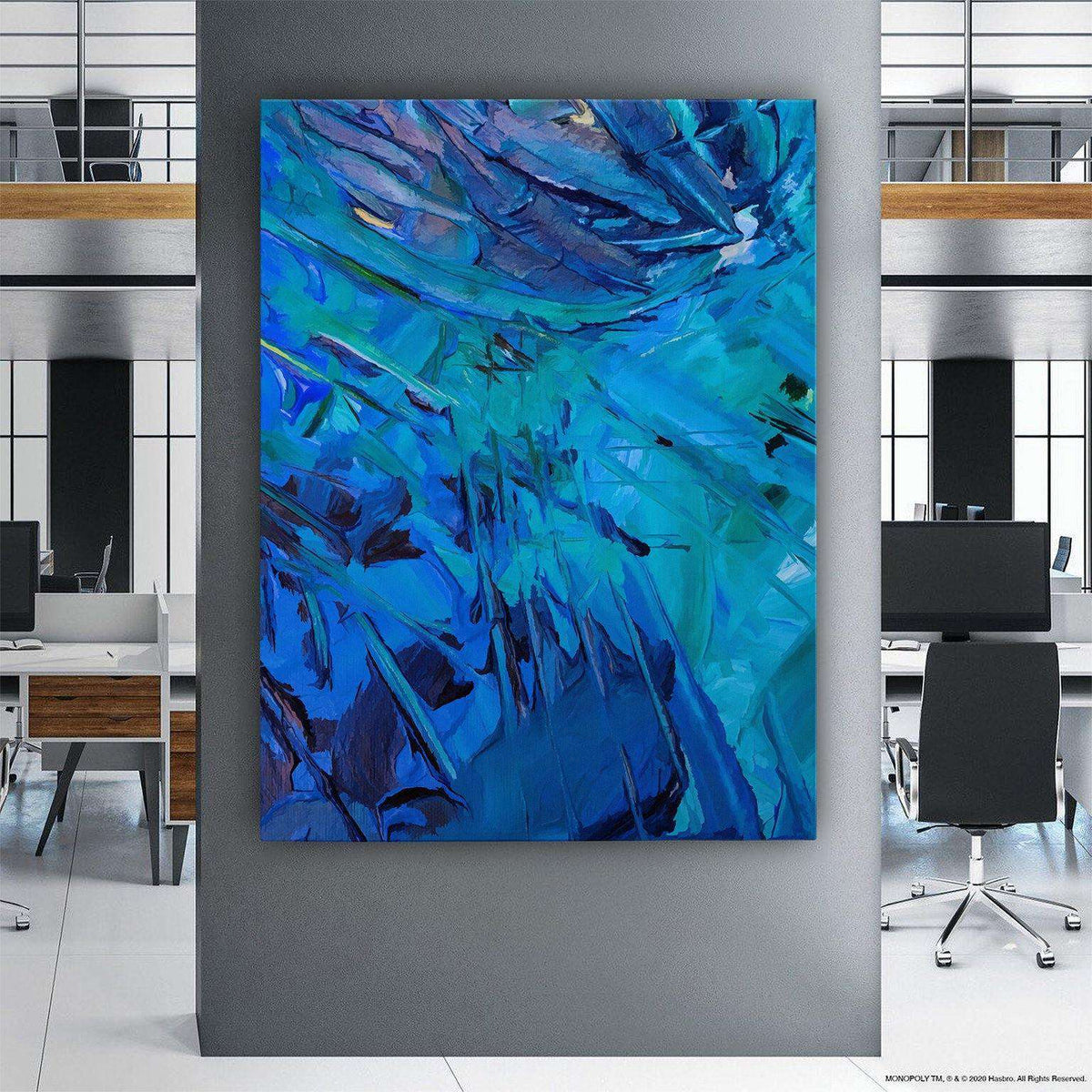Blue Abstract I Canvas Wido 