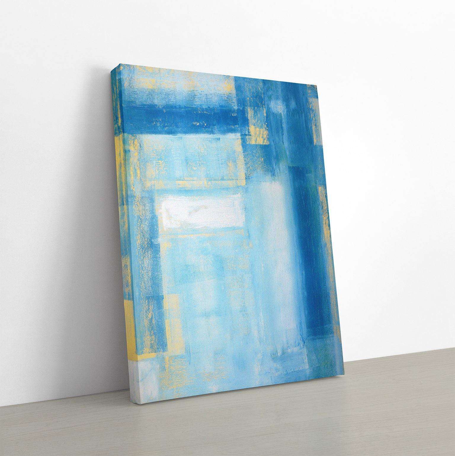 Blue & Yellow Canvas Wido 