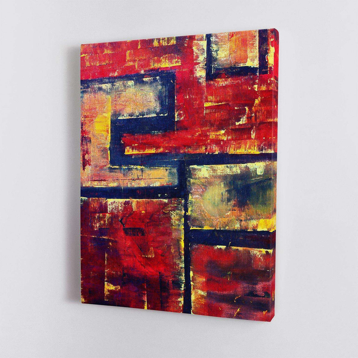 Red Abstract Canvas Wido 