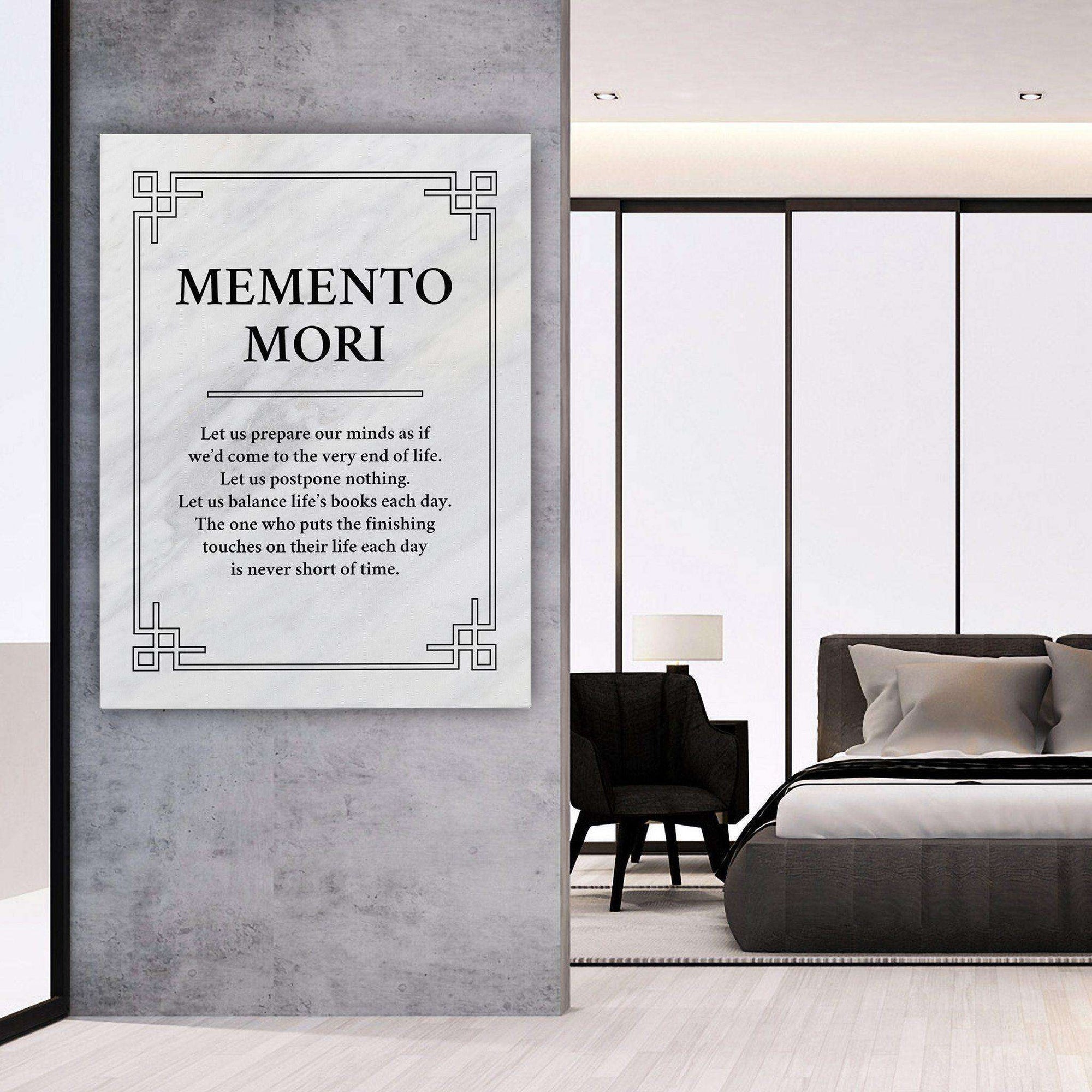Memento Mori Canvas Wido 18" x 24" (USA, UK, CA) Marble 