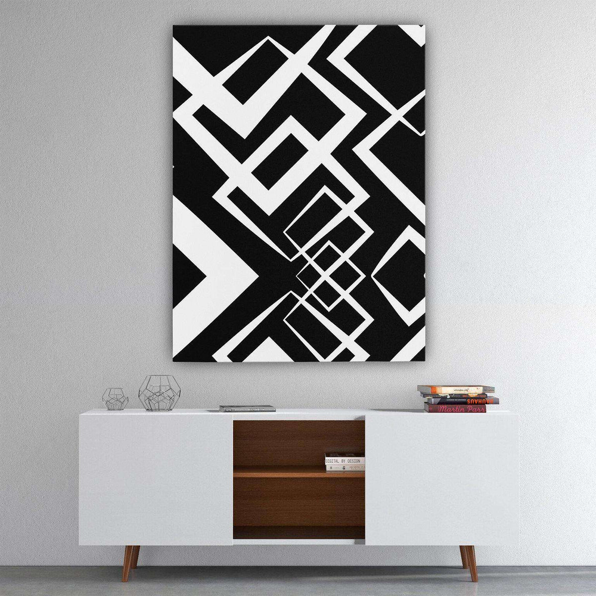 Dark Geometry Canvas Wido 