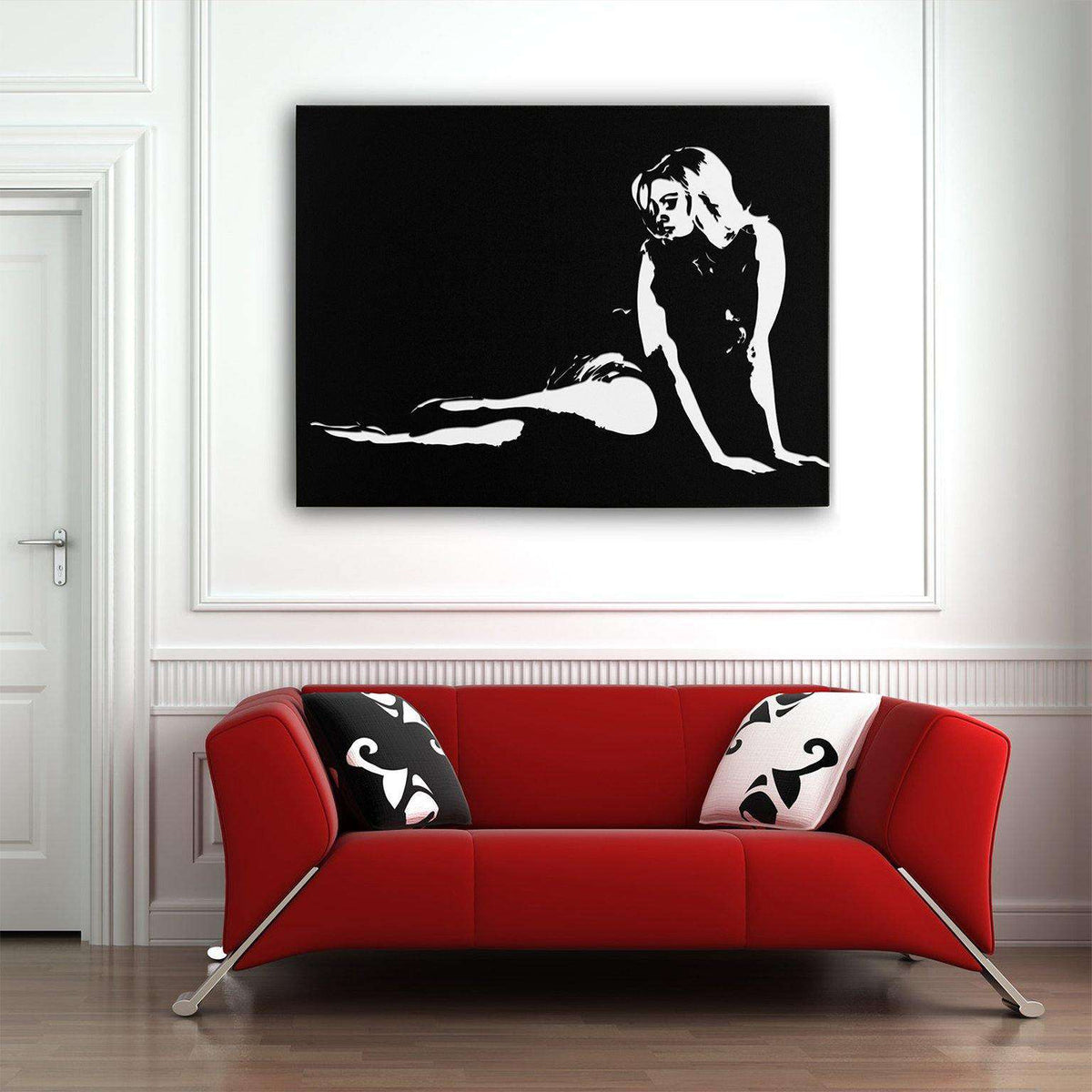 She&#39;s a Whole Vibe Canvas Wido 