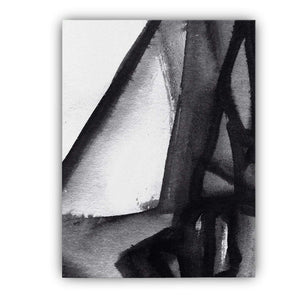 Black and White Abstract I Canvas Wido 