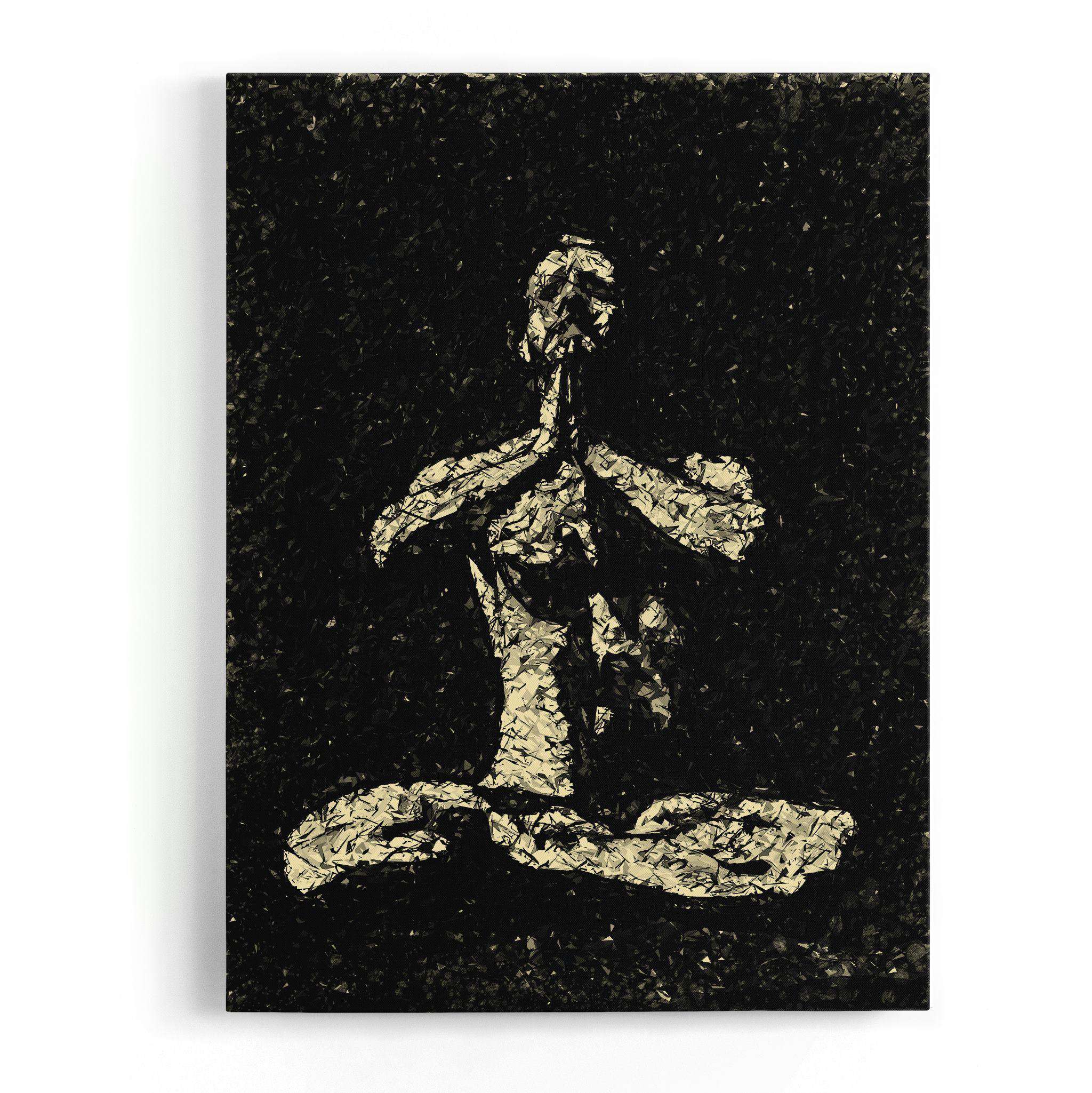 Man In Meditation Canvas Wido 