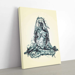 Meditation In The Nude Canvas Wido 