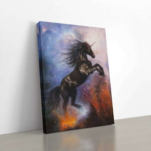 A Coupe of Wolves Canvas Magna Canvas 