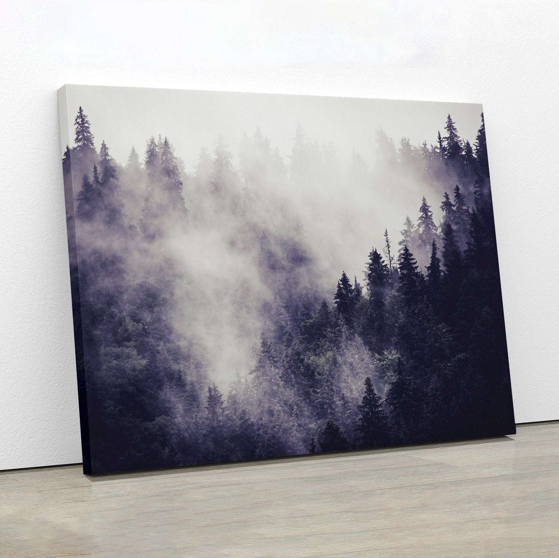 Misty Forest II Canvas Wido 