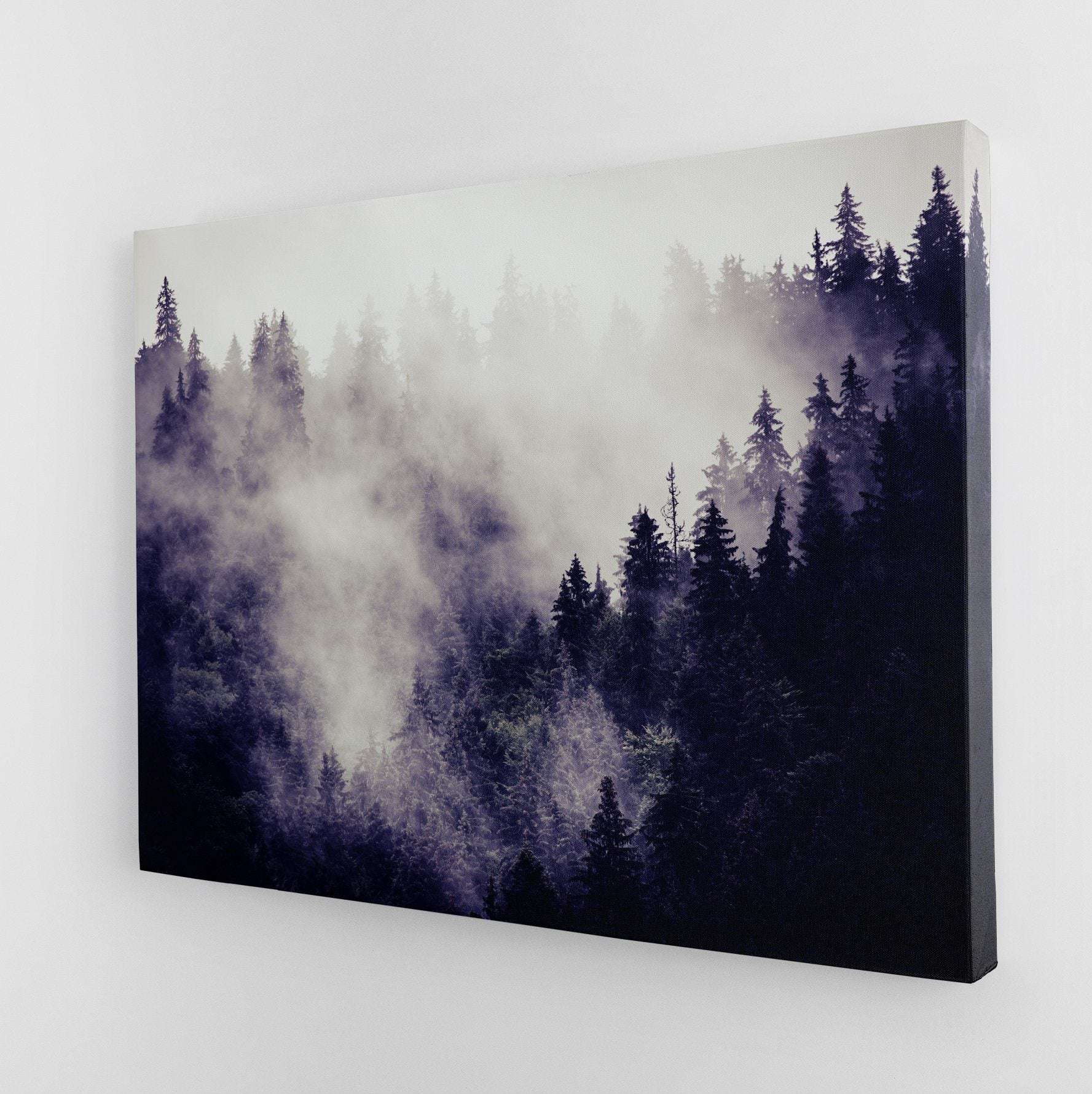 Misty Forest II Canvas Wido 