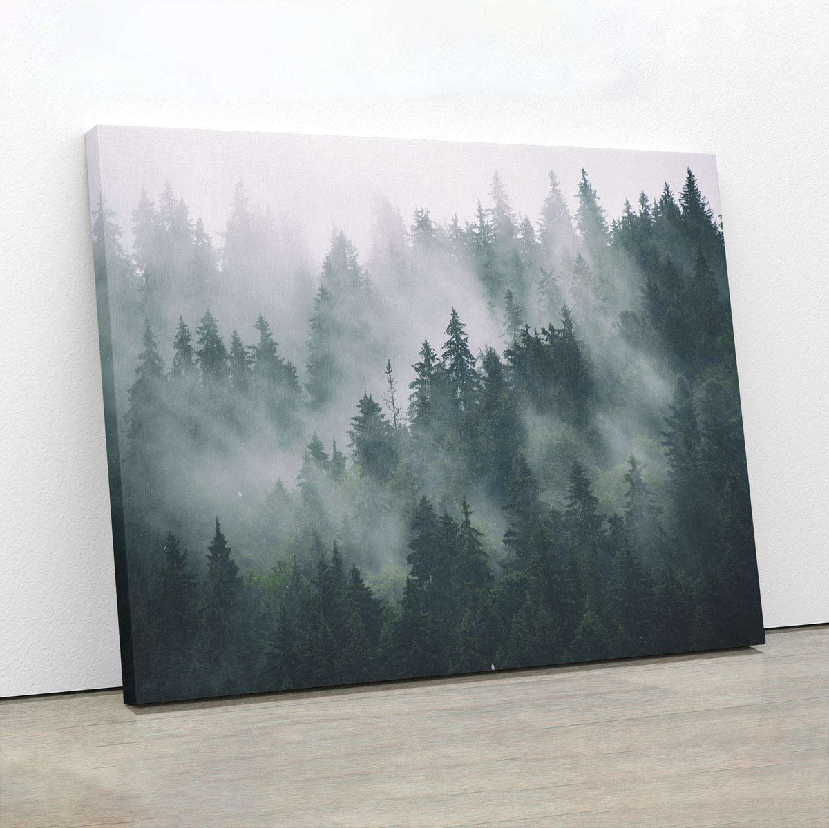 Misty Forest III Canvas Wido 