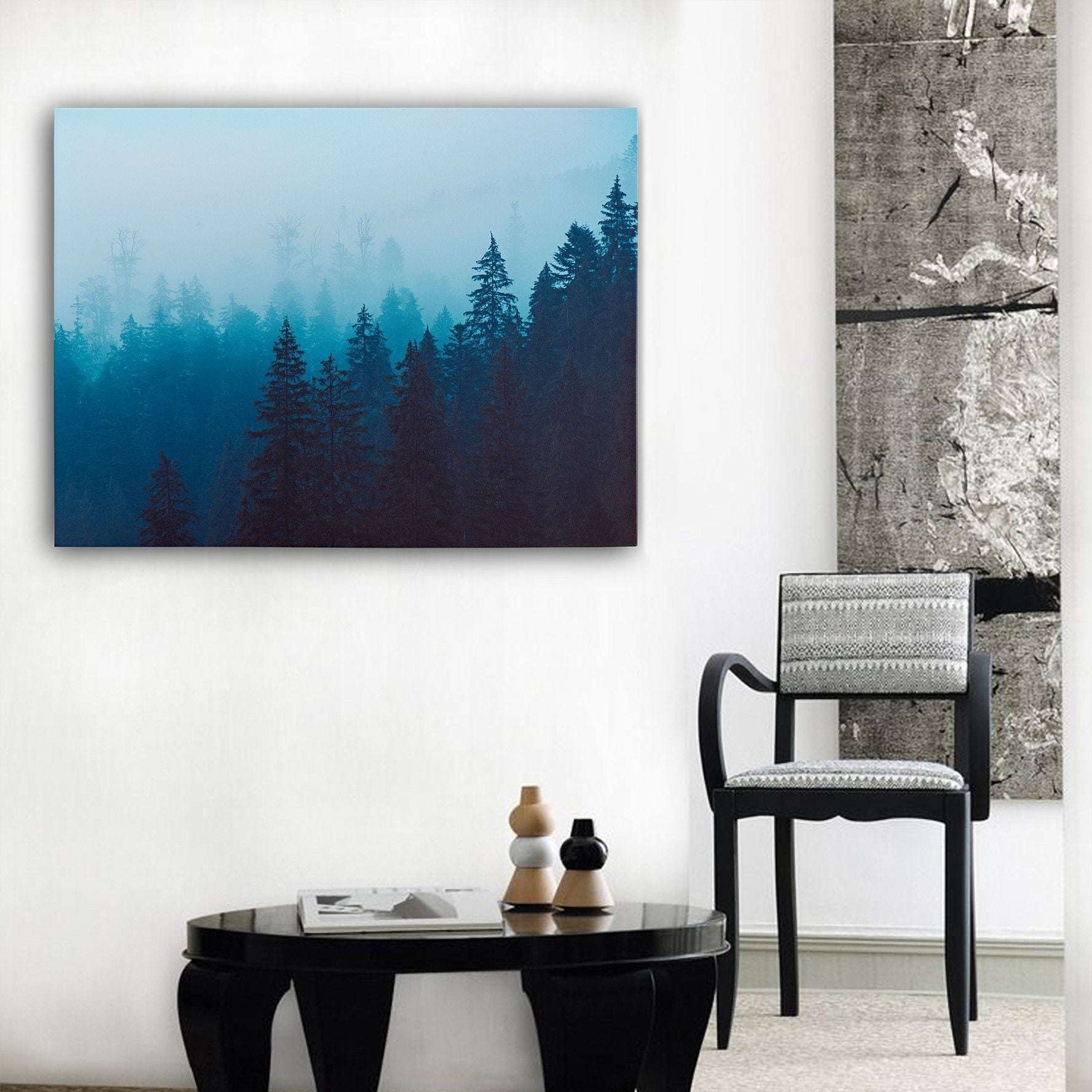 Misty Forest I Canvas Wido 